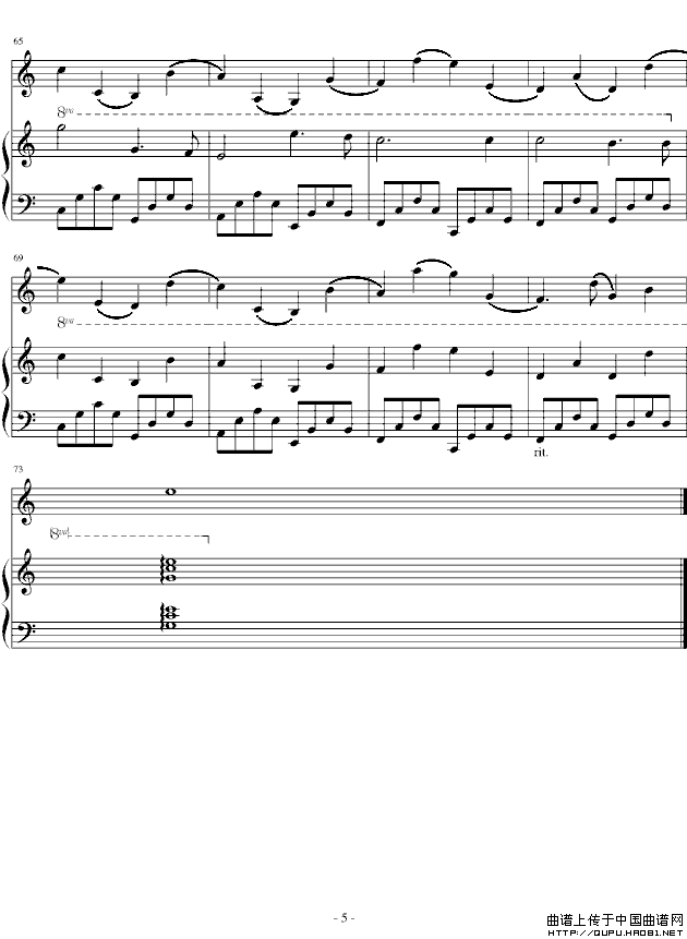 C大调卡农（小提琴+钢琴）(1)_原文件名：C大调卡农5.jpg