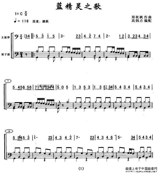 灵鼓曲谱