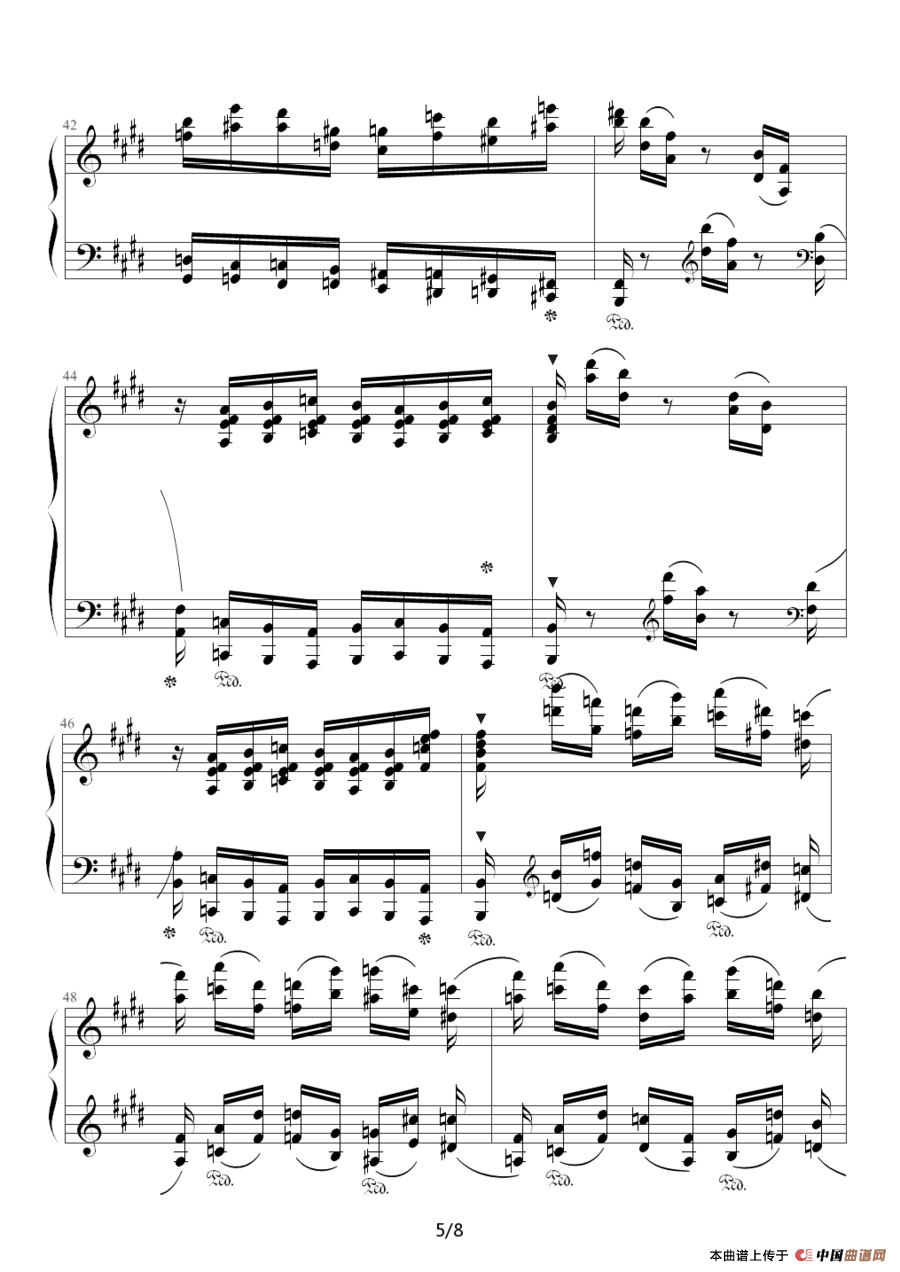 回旋曲op36no6曲谱_钢琴7级回旋曲曲谱(2)