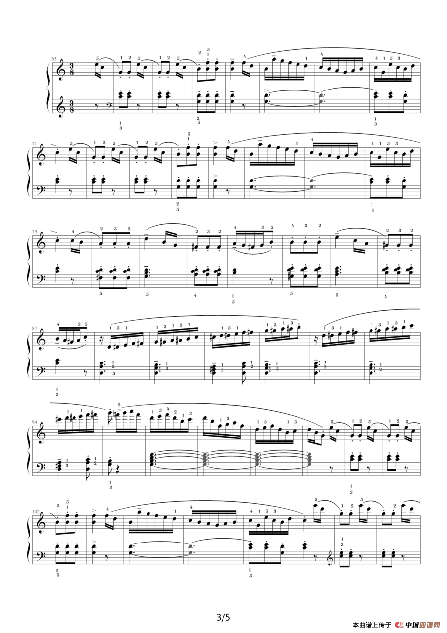 库劳—c大调钢琴小奏鸣曲钢琴谱(op.55 no.1)_器乐图片