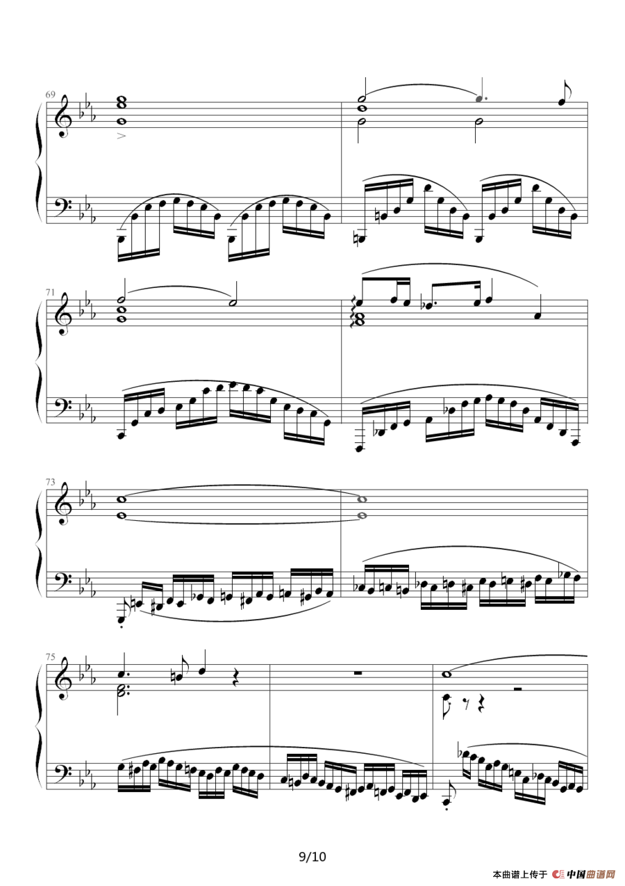 革命练习曲钢琴谱(chopin.肖邦 练习曲 op.10 no.12)