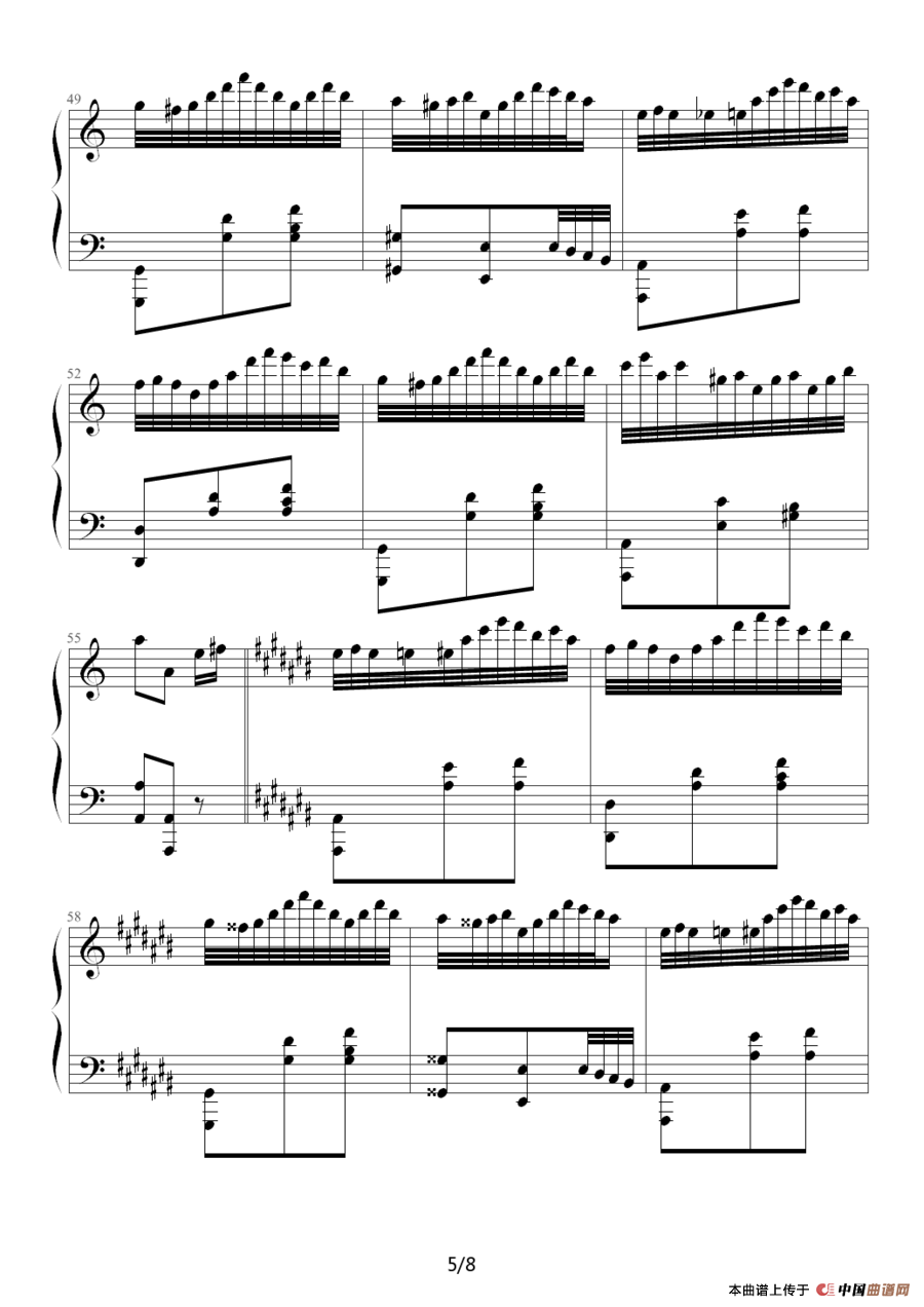 海上钢琴曲谱子_初学钢琴曲简单的谱子(2)