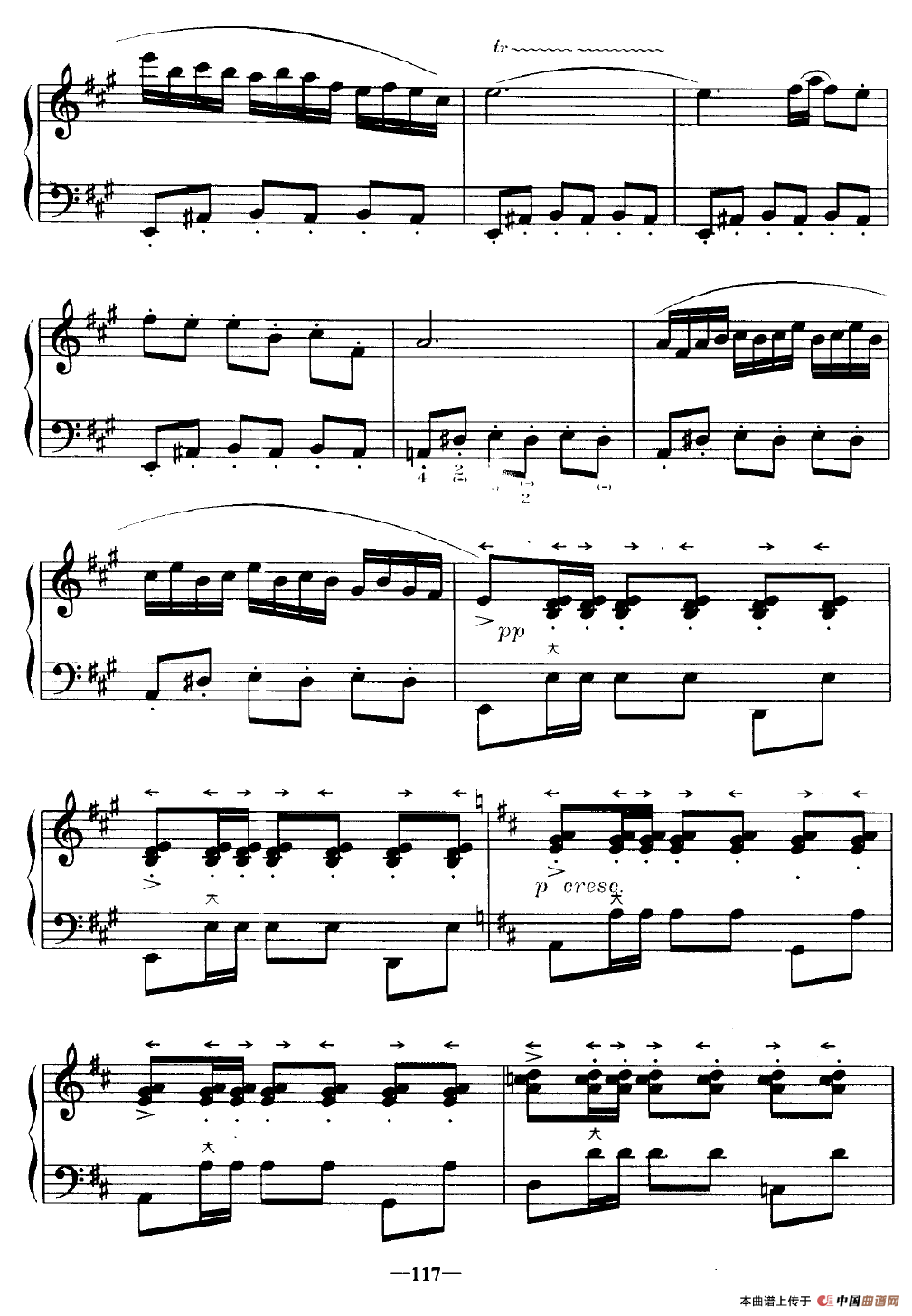 曲谱的曲式_钢琴简单曲谱(3)