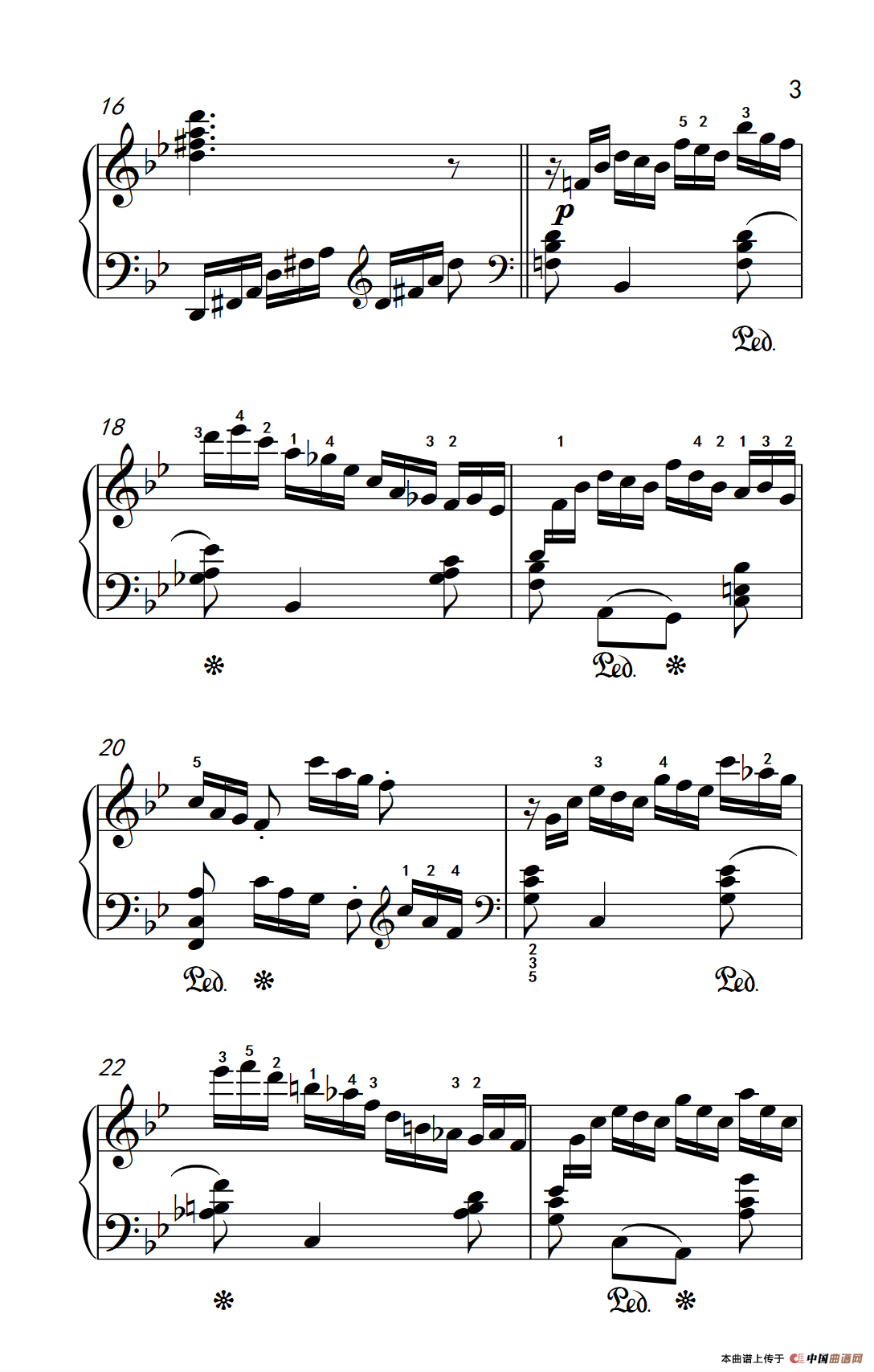 钢琴二级曲谱_钢琴二级考级曲谱