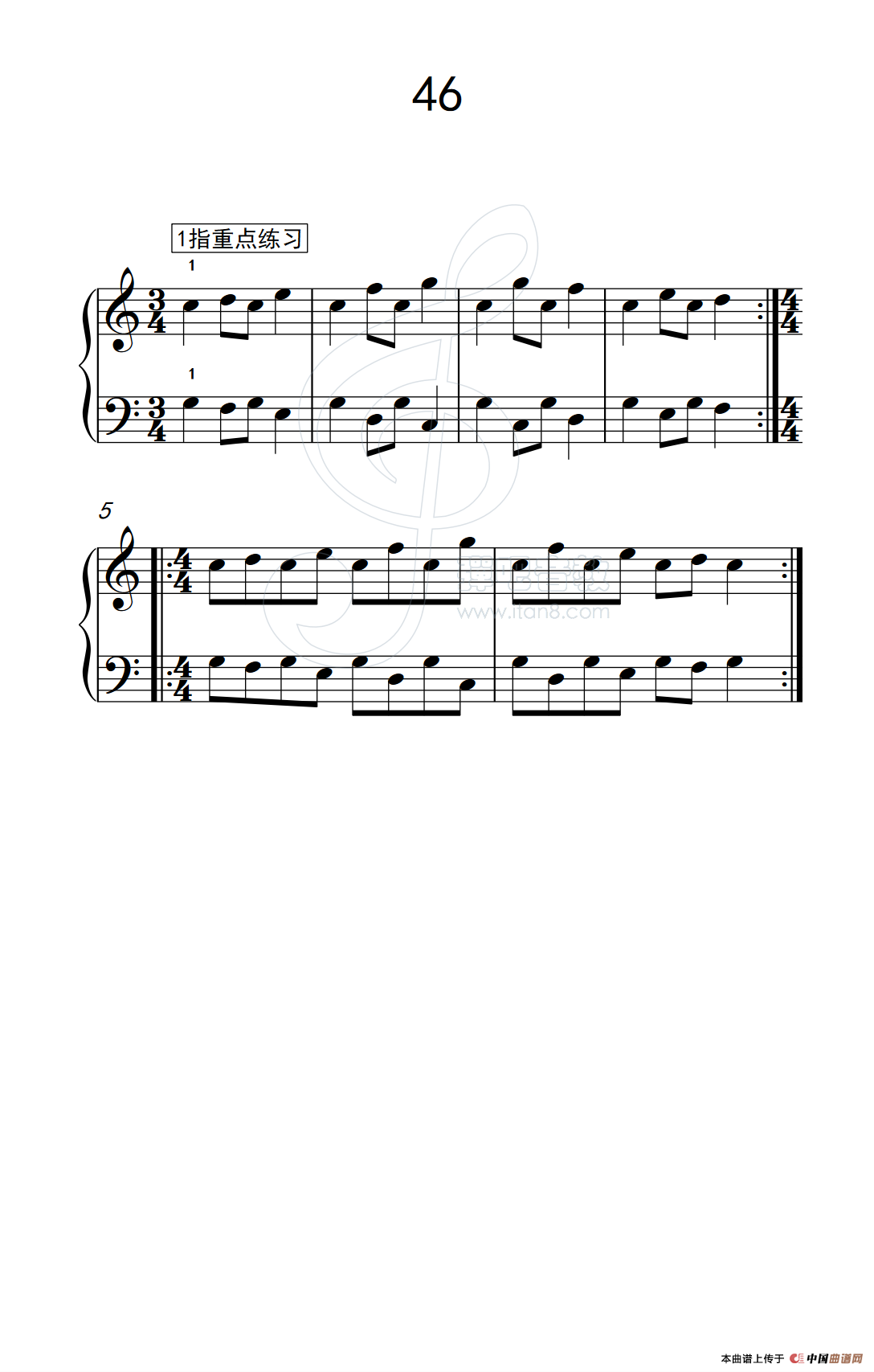 钢琴手指练习_钢琴手指练习_儿童钢琴手指练习