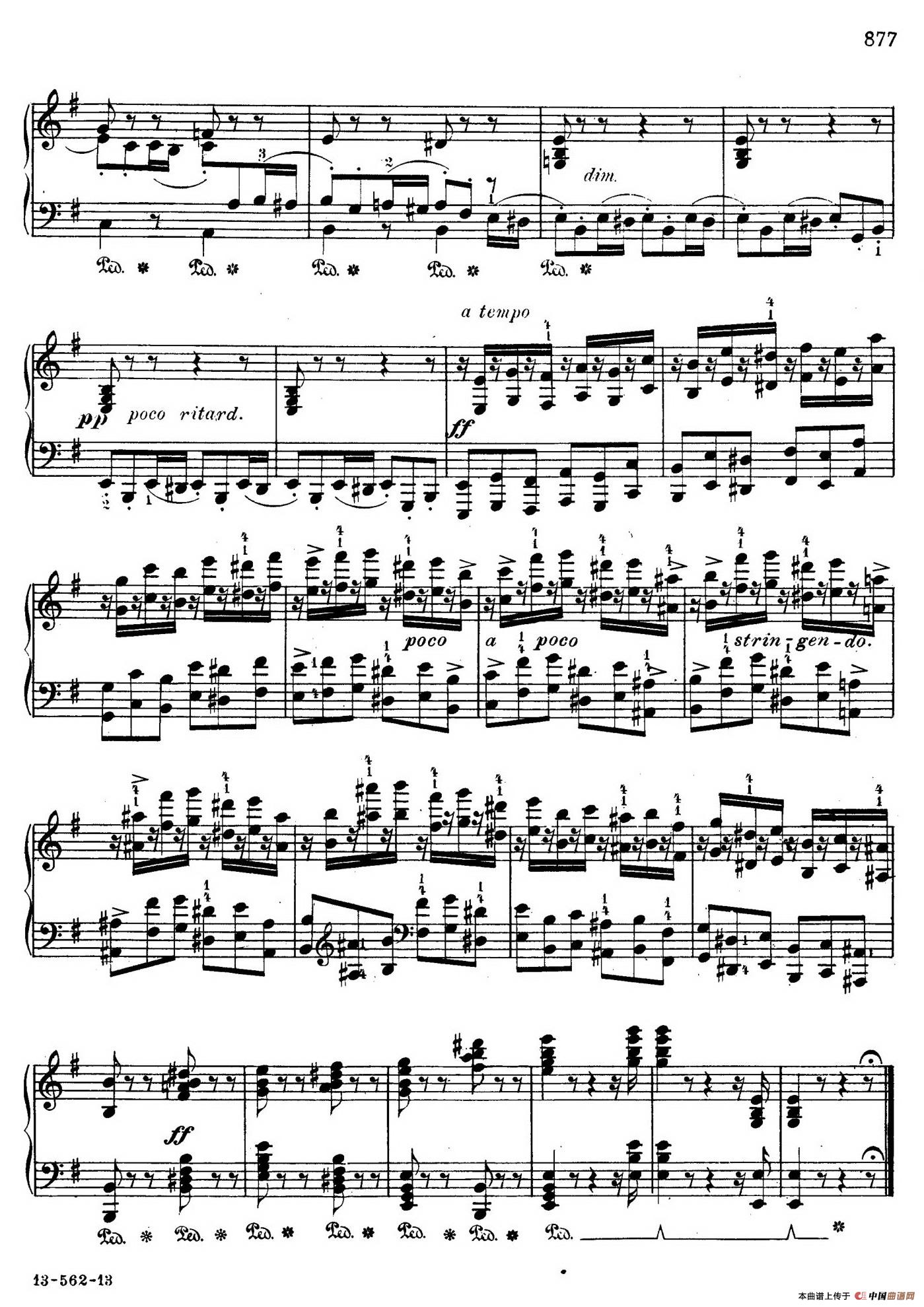 14钢琴谱(随想回旋曲)_器乐图片