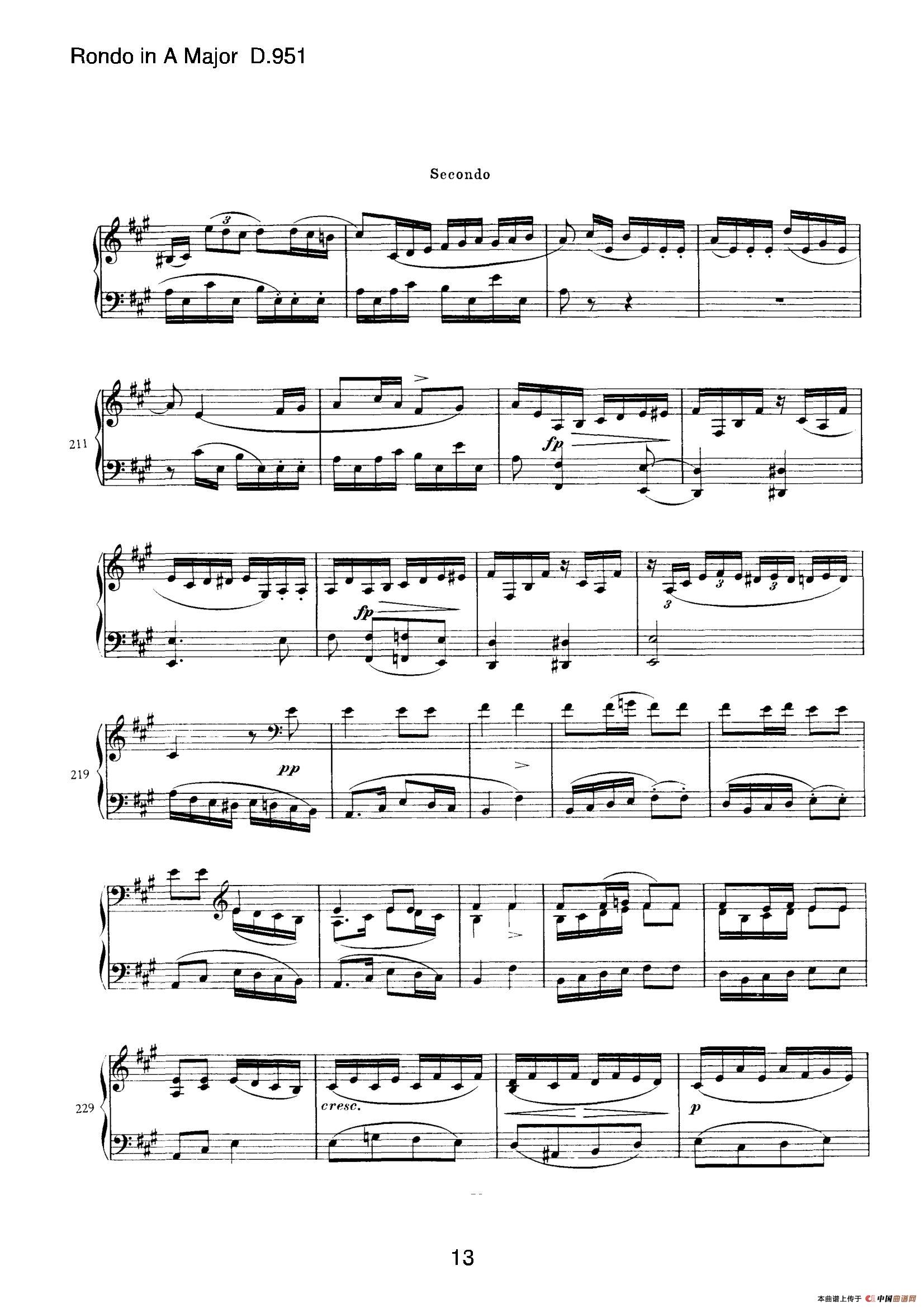 回旋曲op36no6曲谱_钢琴7级回旋曲曲谱(3)