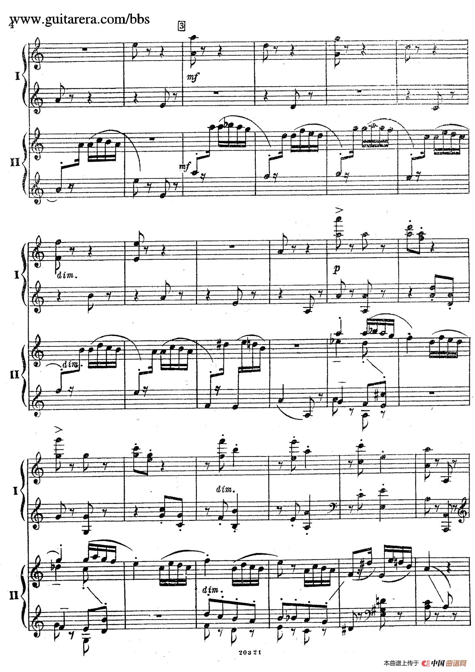 Rhapsody On A Theme Of Paganini Op.43（帕格尼尼主题狂想曲·双钢琴）（P1——20）(1)_原文件名：003 (1).jpg
