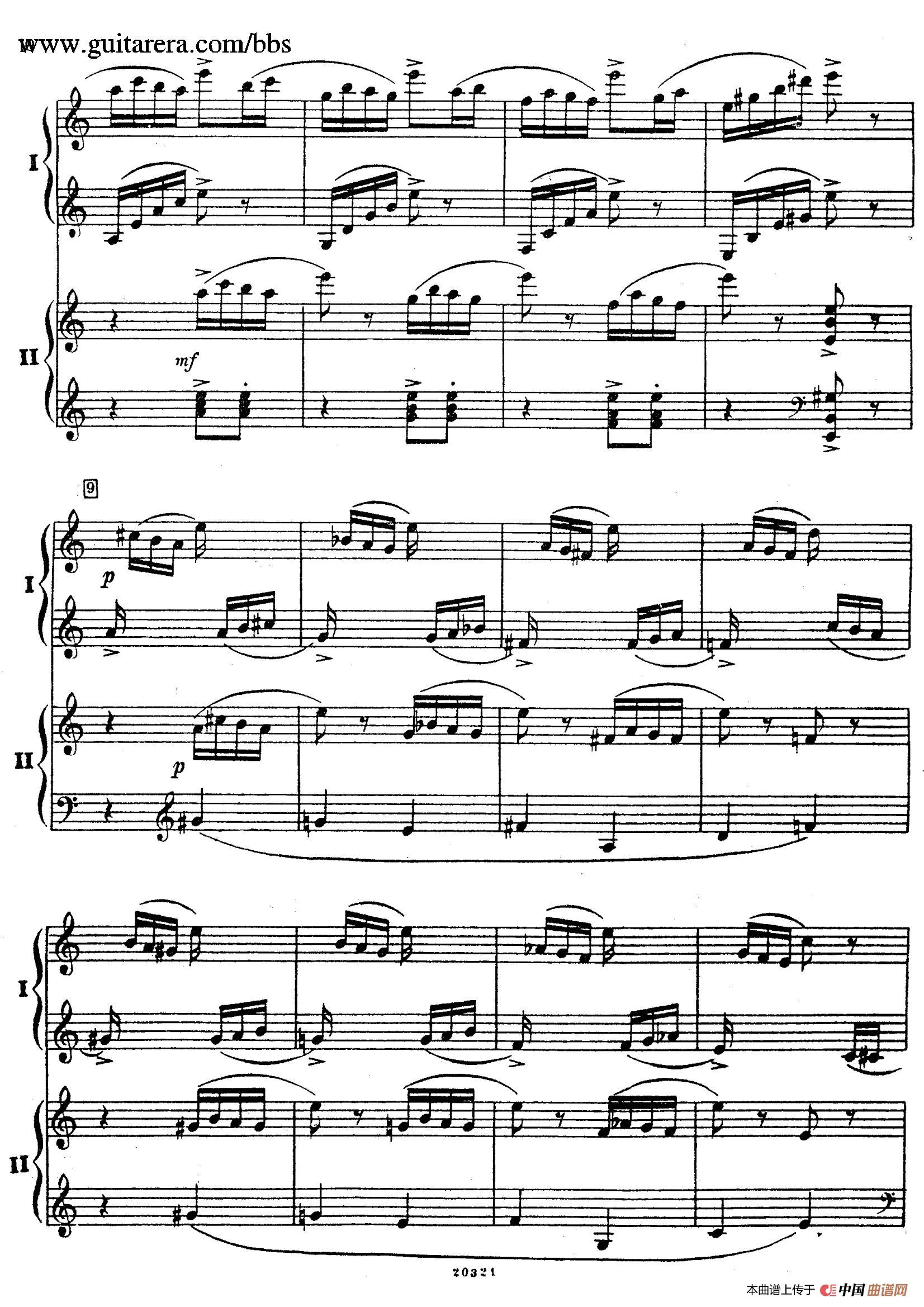 Rhapsody On A Theme Of Paganini Op.43（帕格尼尼主题狂想曲·双钢琴）（P1——20）(1)_原文件名：009.jpg