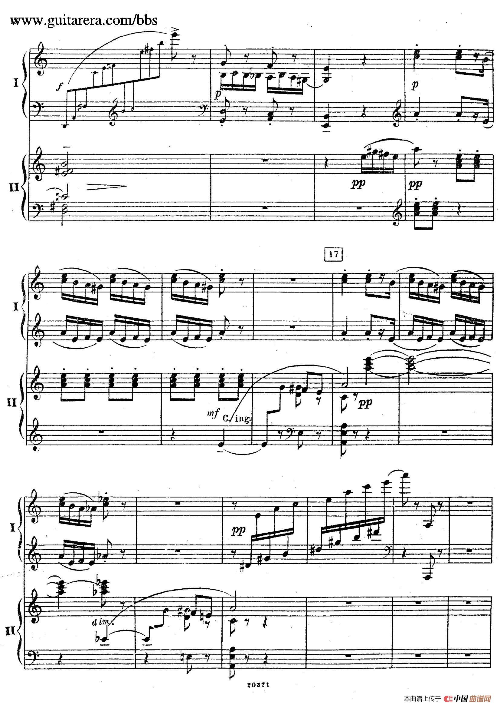Rhapsody On A Theme Of Paganini Op.43（帕格尼尼主题狂想曲·双钢琴）（P1——20）(1)_原文件名：017.jpg
