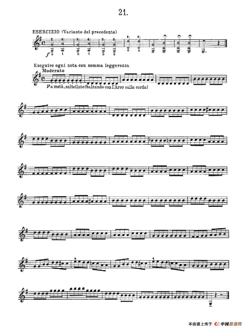 36 Studi Melodici E Facilissimi Op.48之21—30（36首容易旋律 作品.48）