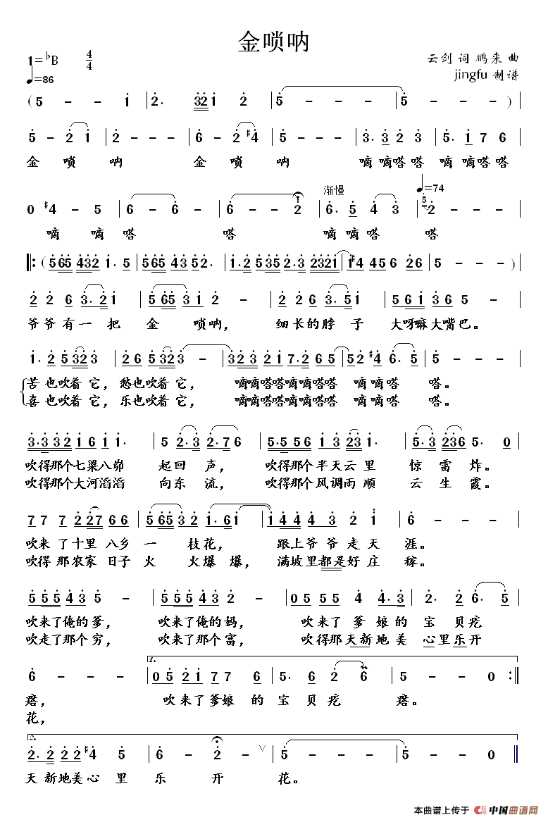 金唢呐(云剑词 鹏来曲)(1)_原文件名:金属钠.gif