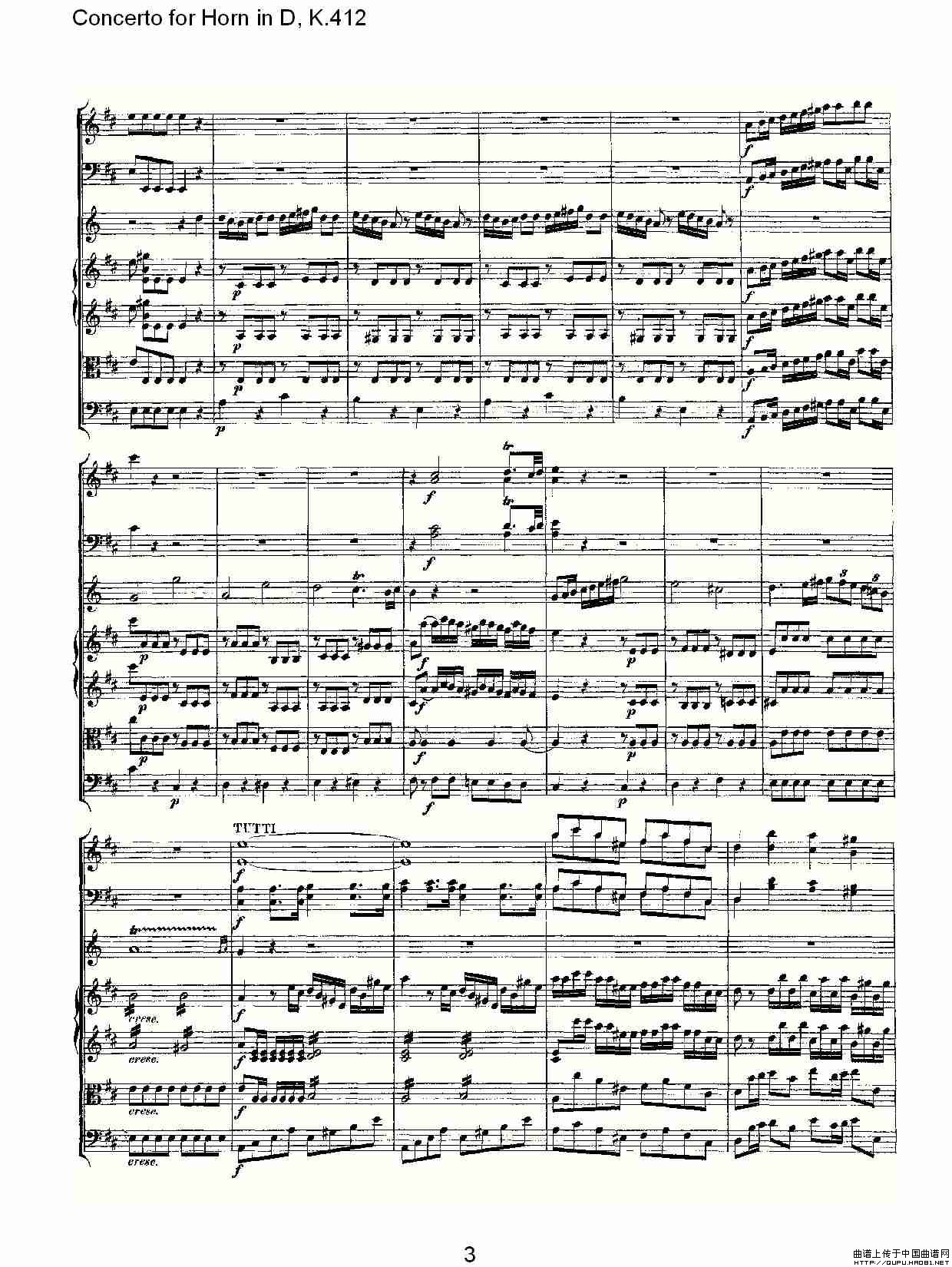 Concerto for Horn in D, K.412(D调法国号协奏曲, K.412)(1)_原文件名:Concerto for Horn in D, K.4123.jpg