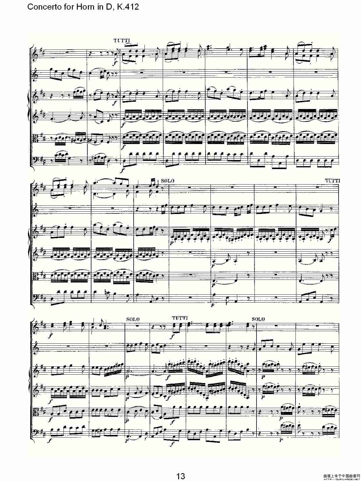 Concerto for Horn in D, K.412(D调法国号协奏曲, K.412)(1)_原文件名:Concerto for Horn in D, K.41213.jpg