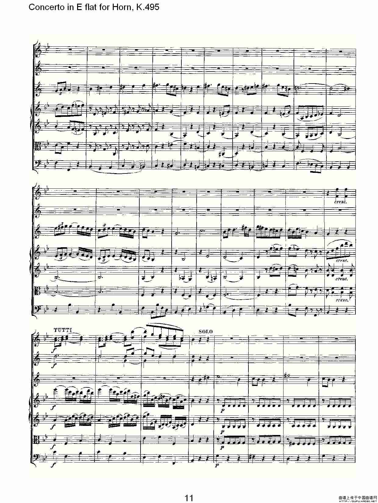 Concerto in E flat for Horn, K.495(Eb调法国号协奏曲, K.4)(1)_原文件名:Concerto in E flat for Horn, K.49511.jpg