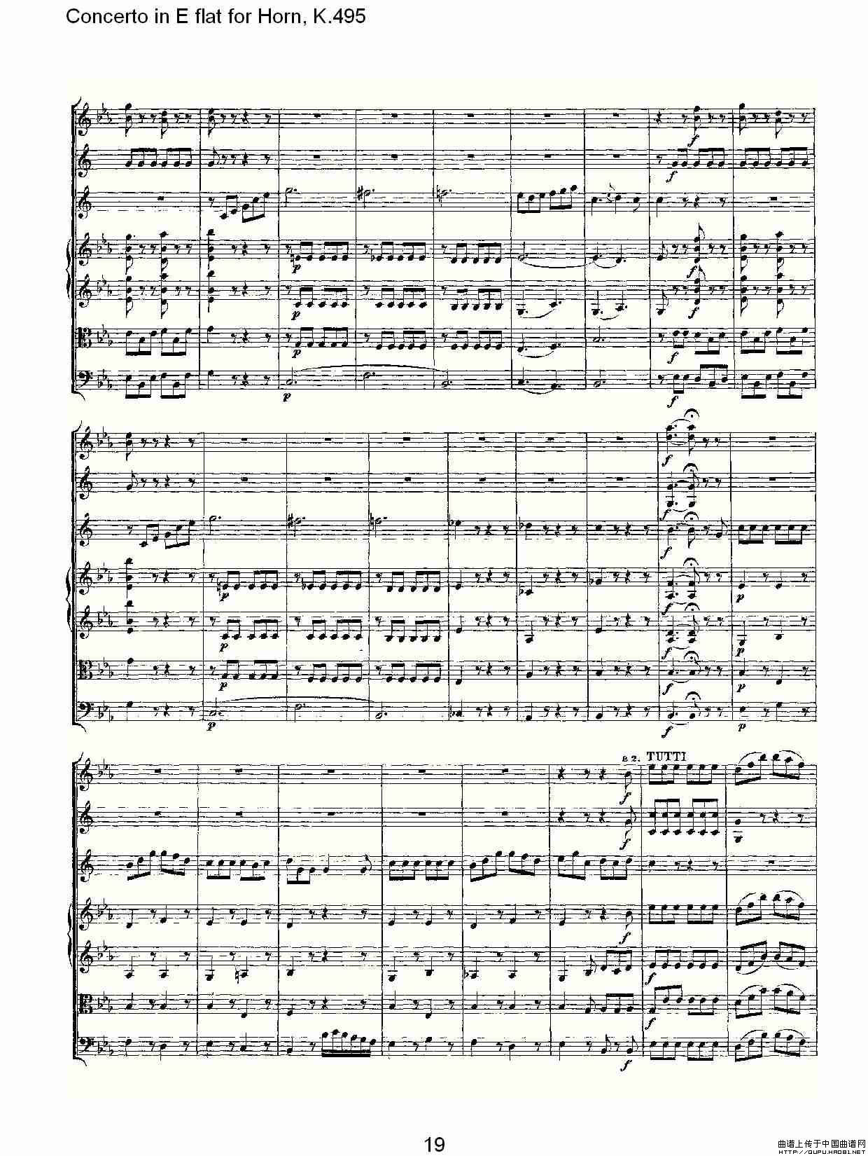 Concerto in E flat for Horn, K.495(Eb调法国号协奏曲, K.4)(1)_原文件名:Concerto in E flat for Horn, K.49519.jpg