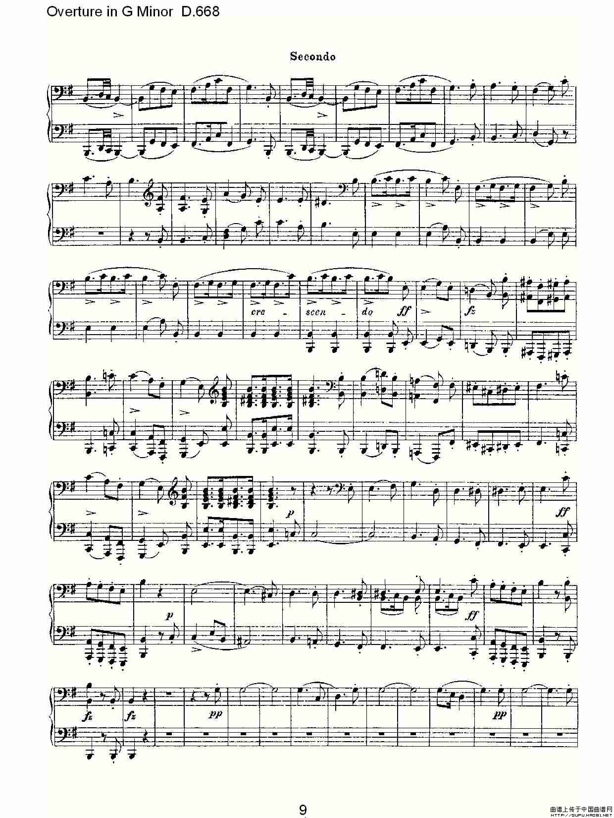 Overture in G Minor D.668(G小调序曲 D.668)(1)_原文件名:Overture in G Minor D.6689.jpg
