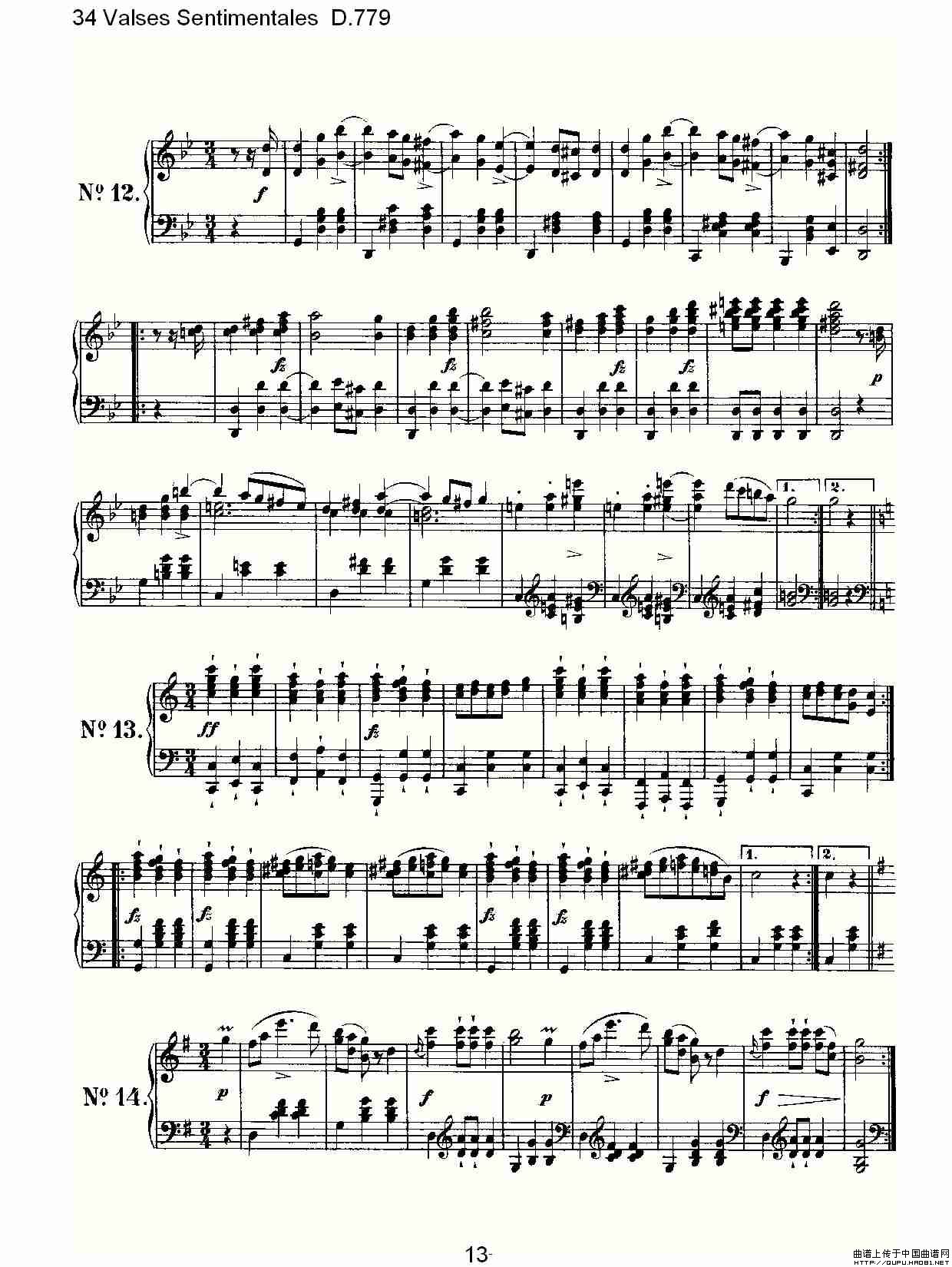 34 Valses Sentimentales D.779(34 伤感圆舞曲 D.779)(1)_原文件名:34 Valses Sentimentales D.77913.jpg