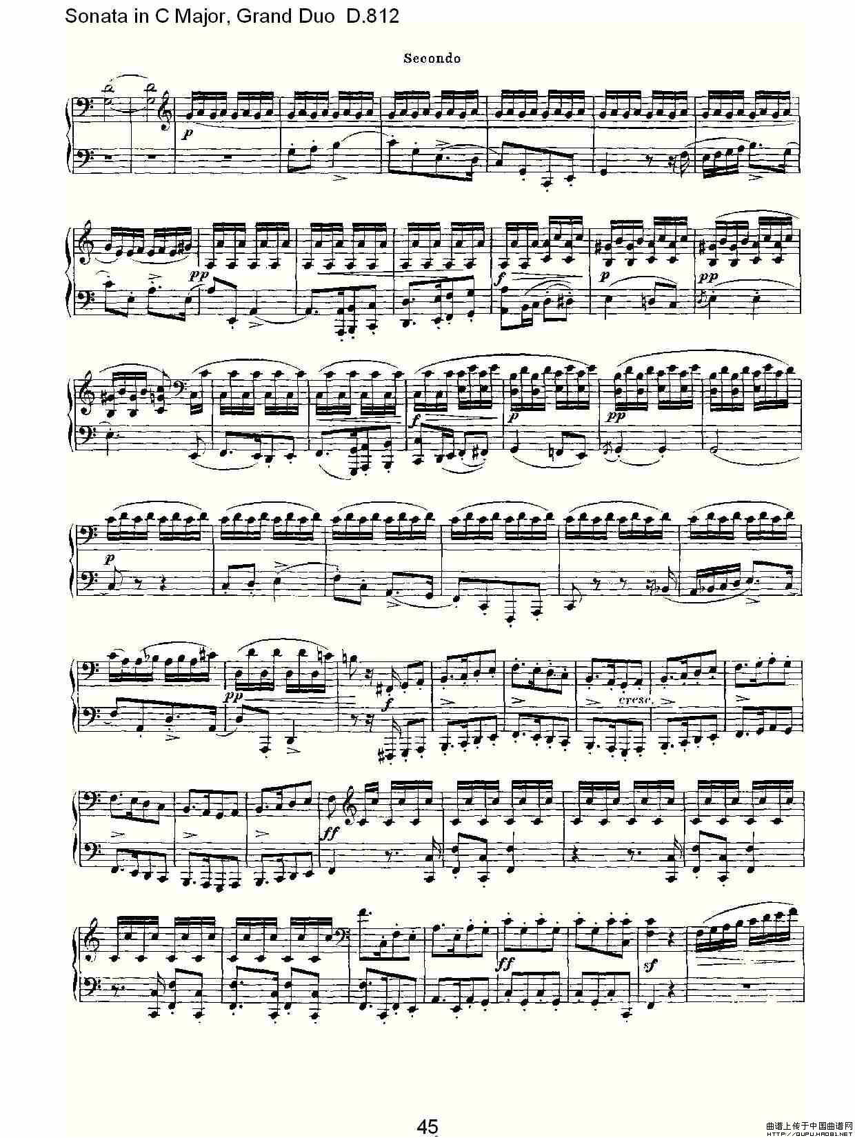 Sonata in C Major, Grand Duo D.812(C大调奏鸣曲,盛大的二重奏 )(1)_原文件名:Sonata in C Major, Grand Duo D.81215.jpg