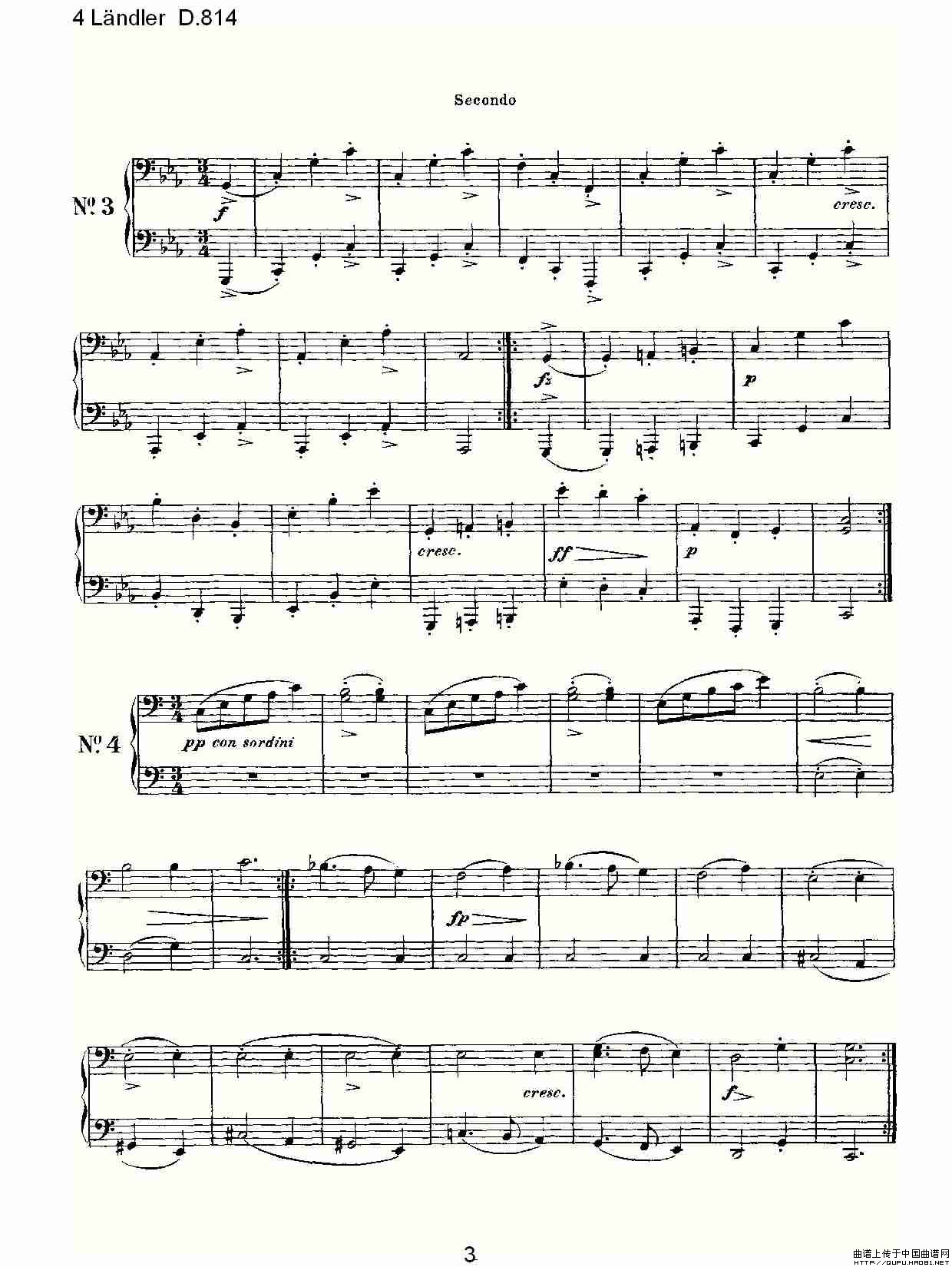 4 Ländler D.814(4 兰德勒舞曲 D.814)(1)_原文件名:4 Ländler D.8143.jpg