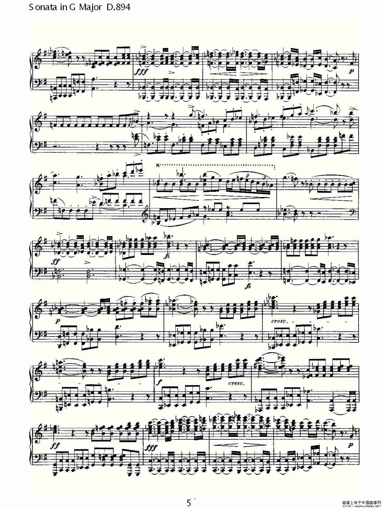Sonata in G Major D.894(G大调奏鸣曲 D.894)(1)_原文件名:Sonata in G Major D.8945.jpg