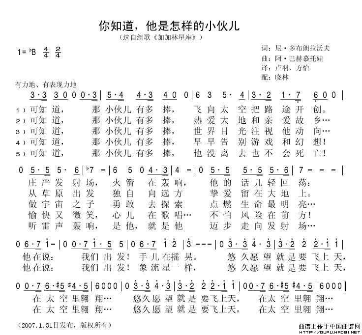 你可知道，他是怎样的小伙儿（伴奏版）