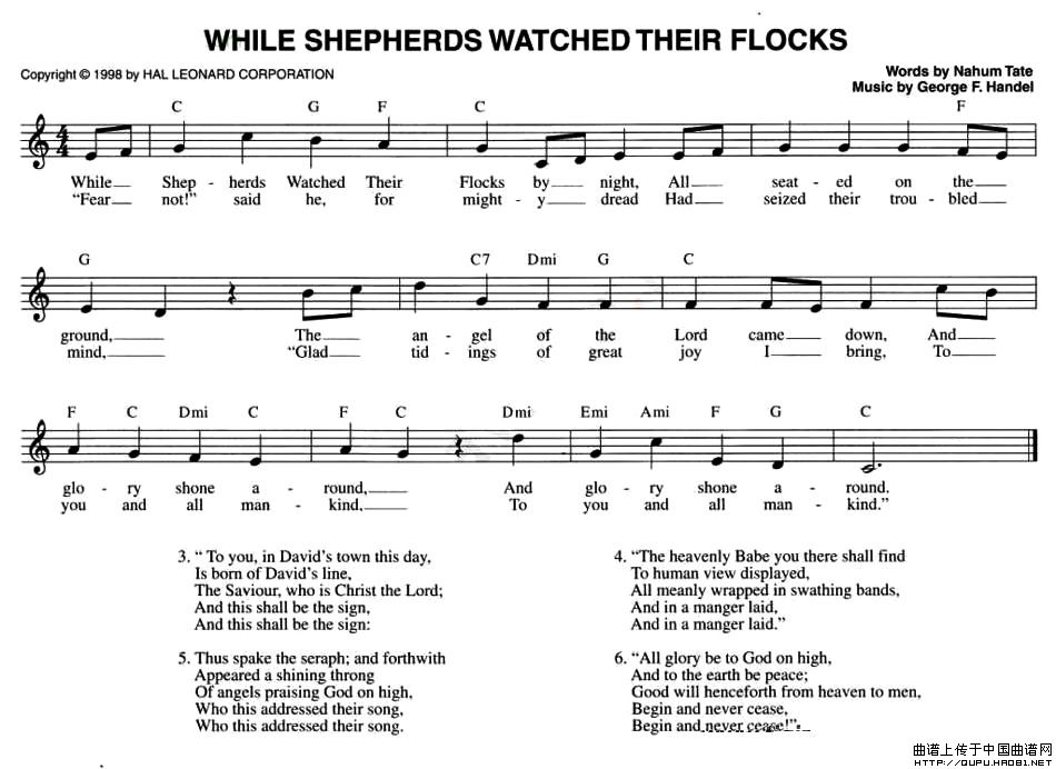 WHILE VSHEPHERDS WATCHED THEIR FLOCKS(1)_原文件名:WHILE VSHEPHERDS WATCHED THEIR FLOCKS1.jpg