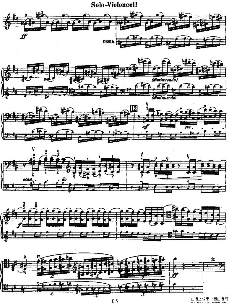 法国民歌大提琴曲图片