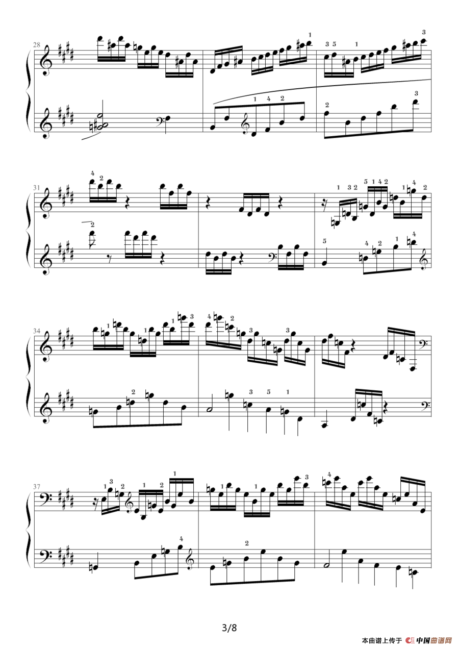 E大调练习曲(Op.72 No.1)(1)_原文件名:E大调练习曲3.png