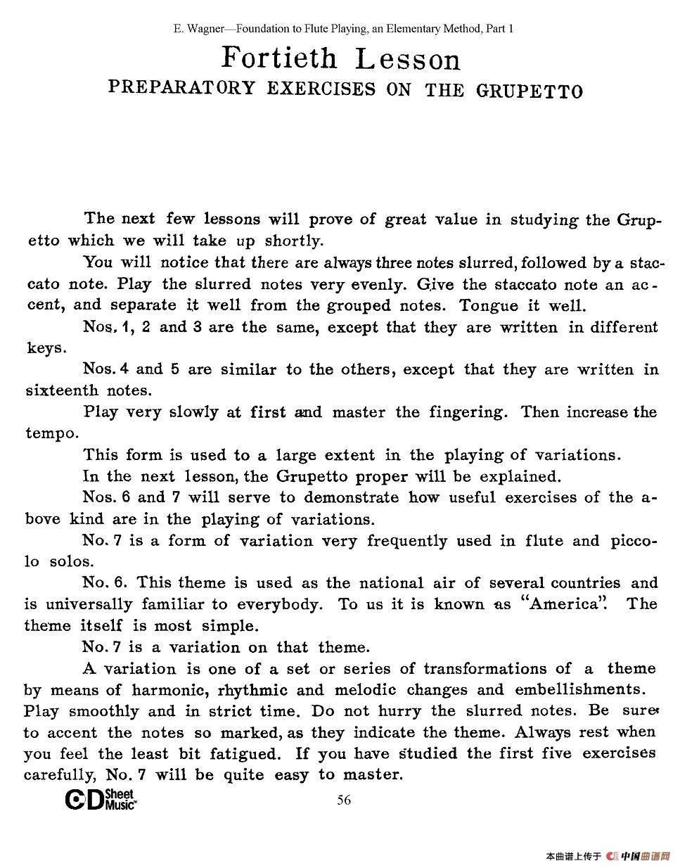 长笛演奏基础教程练习(31—40)(1)_原文件名:图片56.jpg
