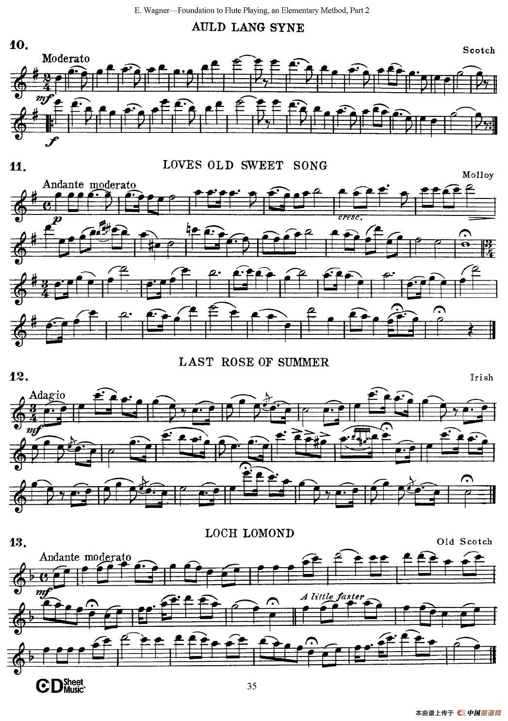 长笛演奏基础教程练习(Collection of Songs and solos)(1)_原文件名:图片35.jpg