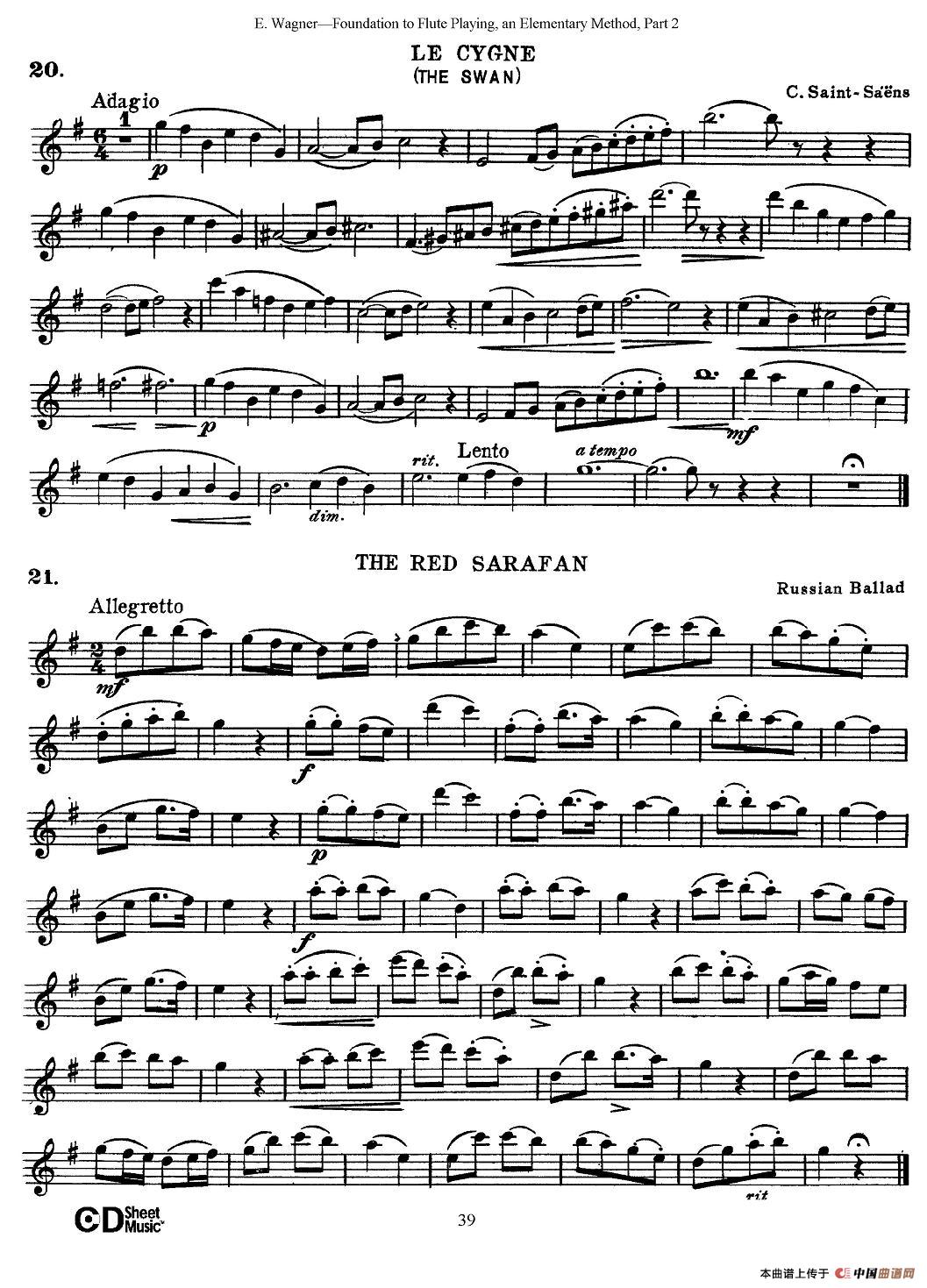 长笛演奏基础教程练习(Collection of Songs and solos)(1)_原文件名:图片39.jpg