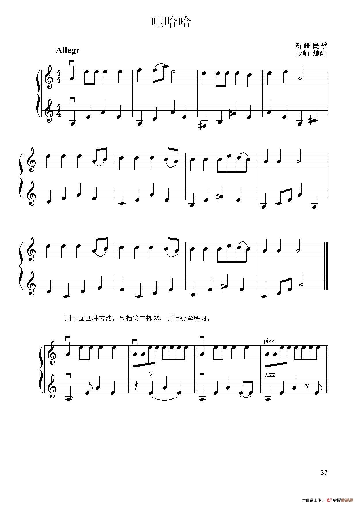 哇哈哈（小提琴二重奏）