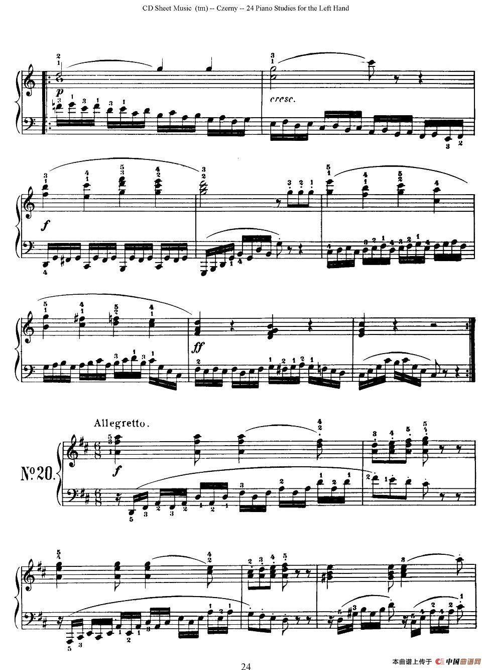 Czerny - 24 Piano Studie(17—24)(车尔尼 - 24首钢琴练习曲)(1)_原文件名:图片24.jpg
