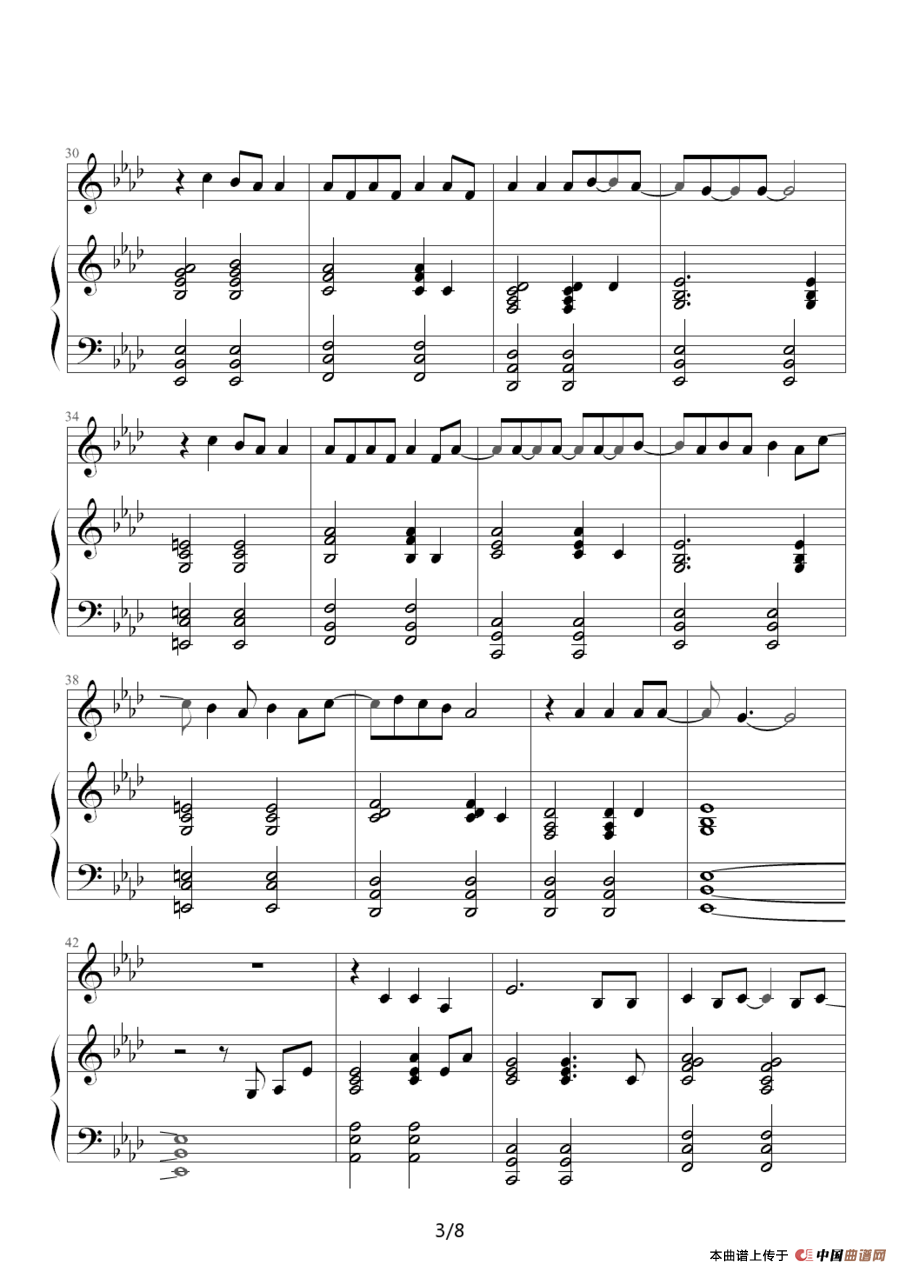 because of you(韩剧《冬季恋歌》插曲)(钢琴伴奏谱)(1)_原文件名:because of you3.png