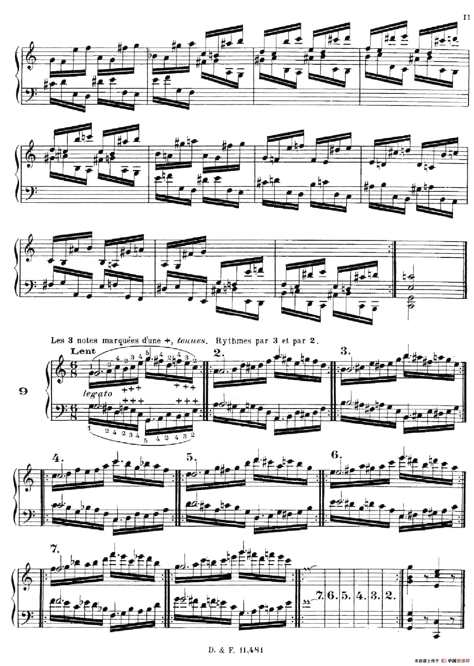 51 Exercises, WoO 6（51首钢琴练习 8—12）