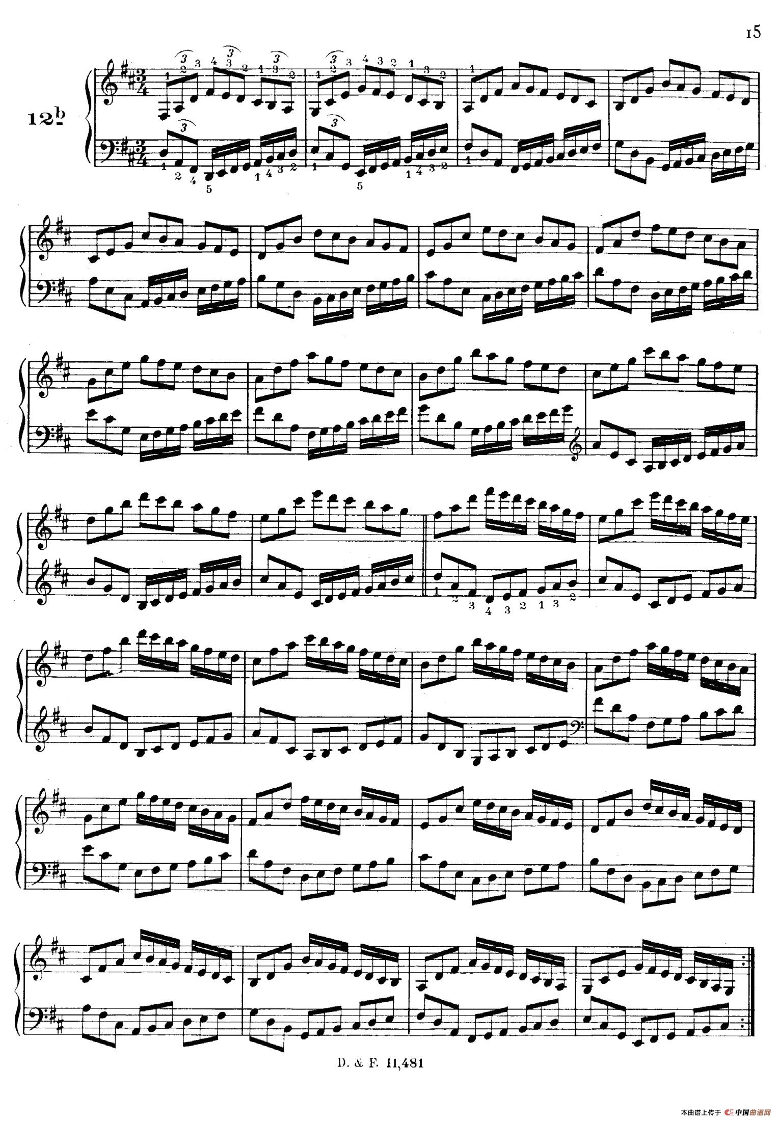 51 Exercises, WoO 6（51首钢琴练习 8—12）