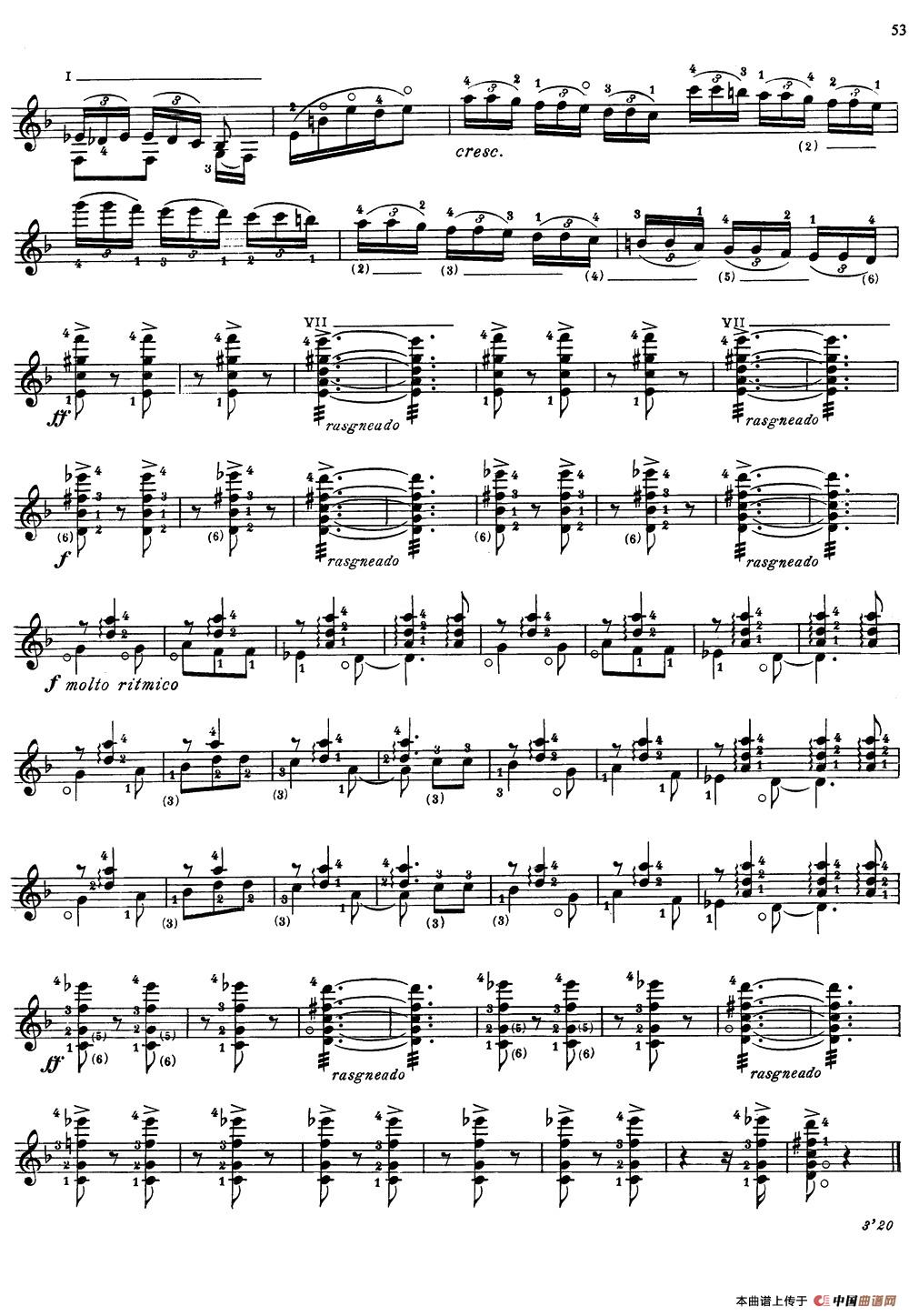 Joaquin Rodrigo Music for Guitar(罗德里戈吉他音乐P47-53)(古典吉他)(1)_原文件名:053.jpg