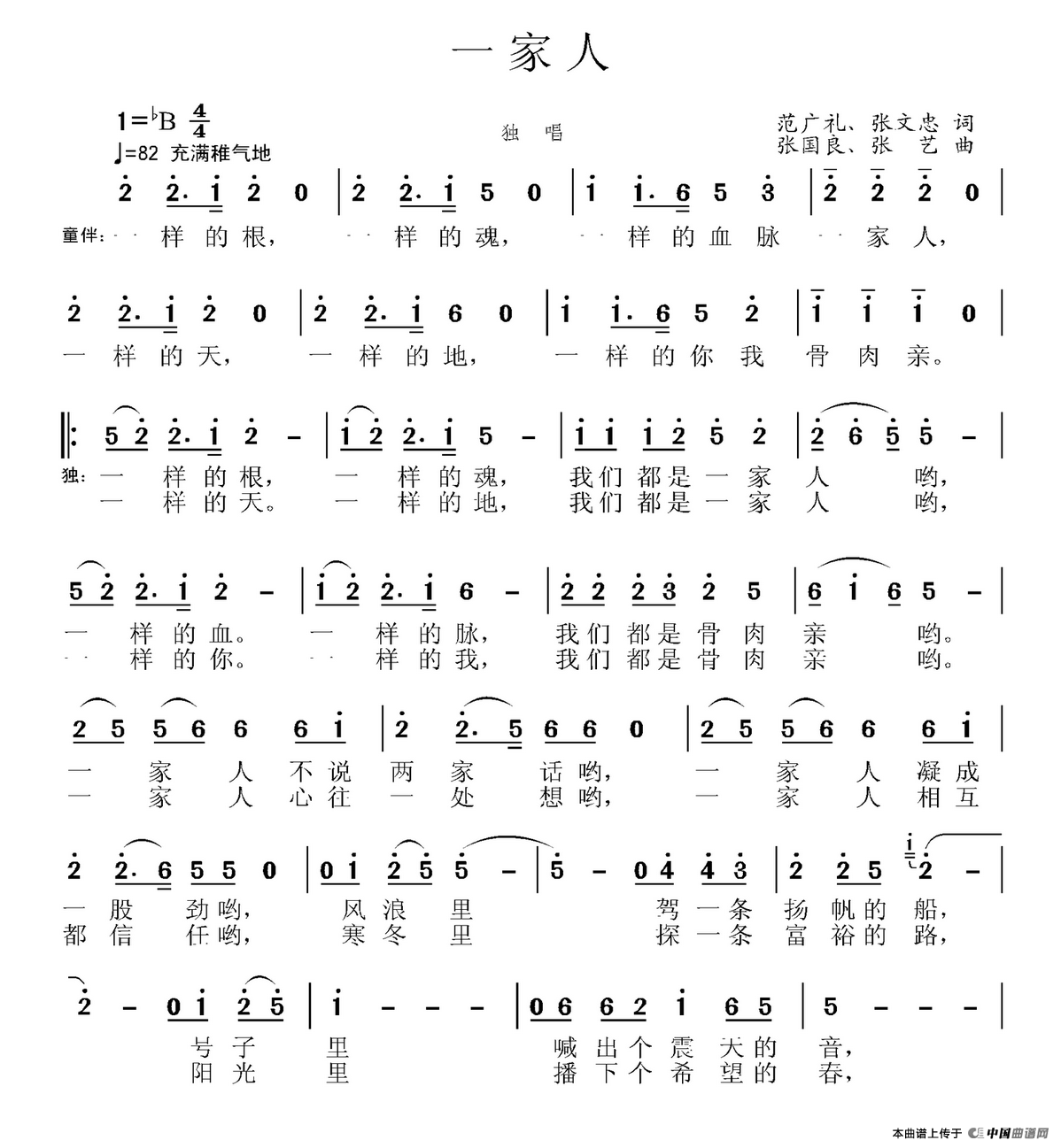 一家人(范广礼 张文忠词 张国良曲)(1)_原文件名:一家人.png