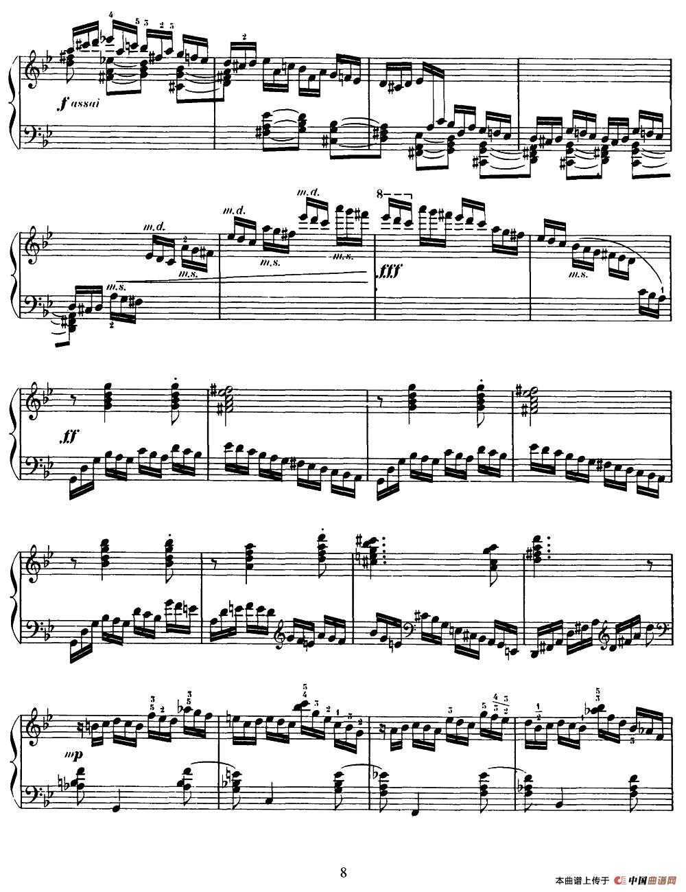 15 Etudes de Virtuosité, Op.72 No.2（十五首钢琴练习曲之二）(1)_原文件名：008.jpg