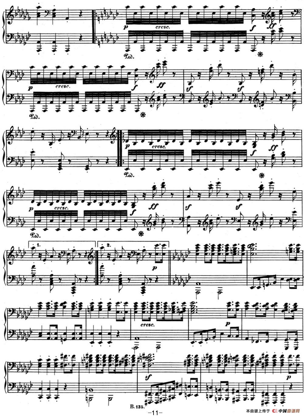 贝多芬钢琴奏鸣曲12 葬礼进行曲 降A大调 Op.26 A-flat major(1)_原文件名:12 葬礼进行曲 降A大调 Op26 A-flat major_页面_11.jpg