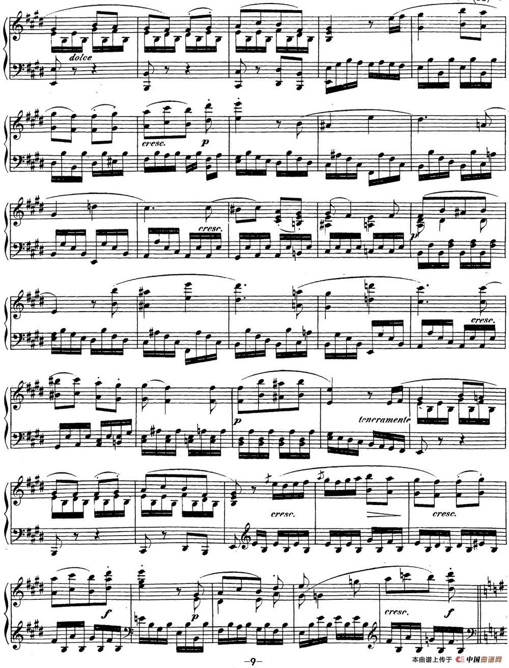 贝多芬钢琴奏鸣曲27 e小调 Op.90 E minor(1)_原文件名:27 e小调 Op90 E minor_页面_09.jpg