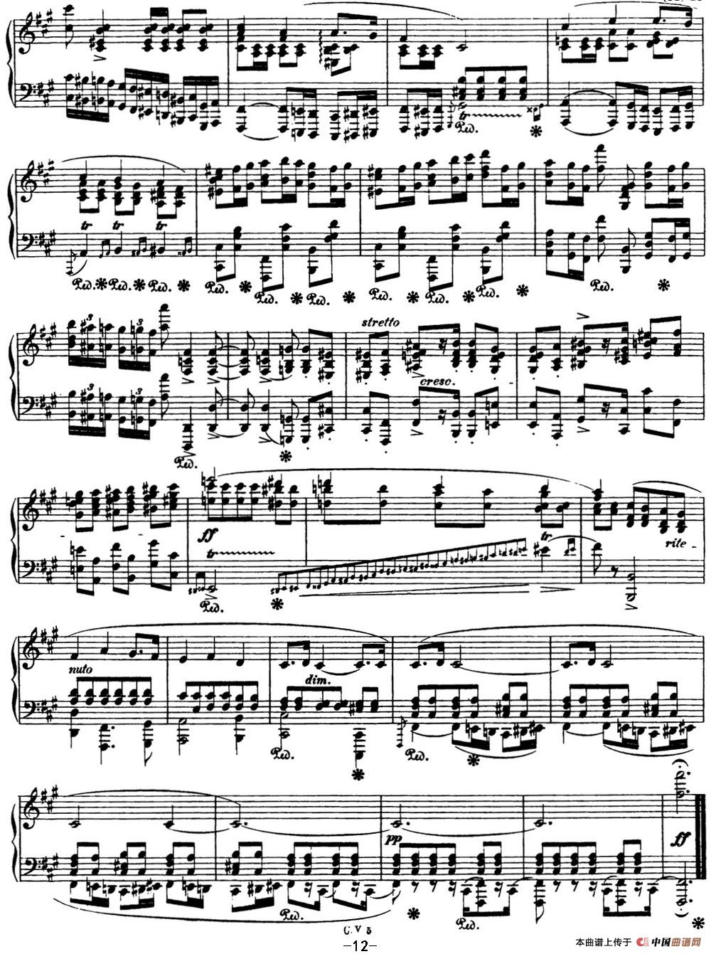 肖邦波兰舞曲op44升f小调polonaise