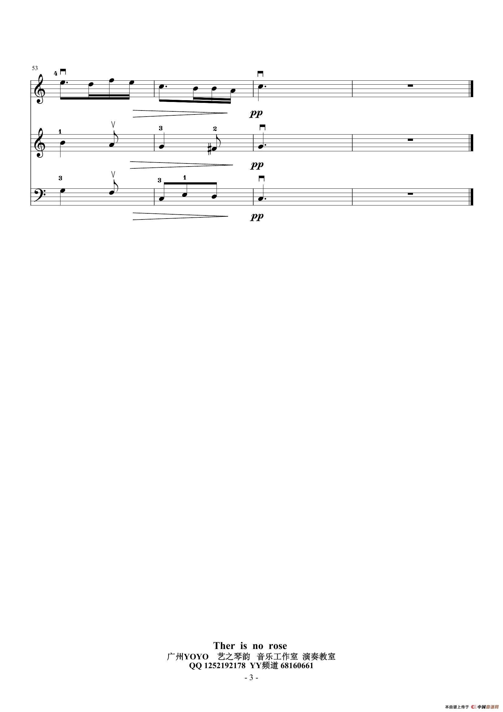 Ther is no rose (小提琴大提琴三重奏)(1)_原文件名:no_rose 30002.jpg