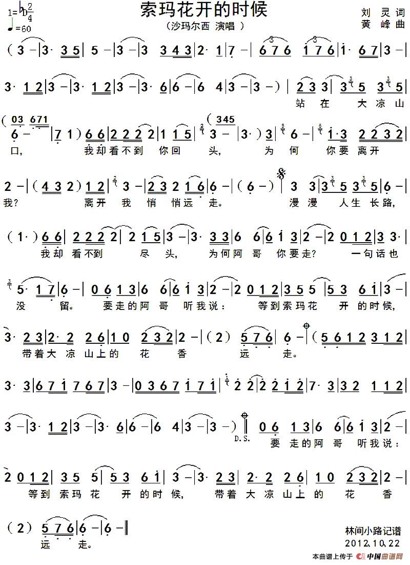 索玛花开的时候