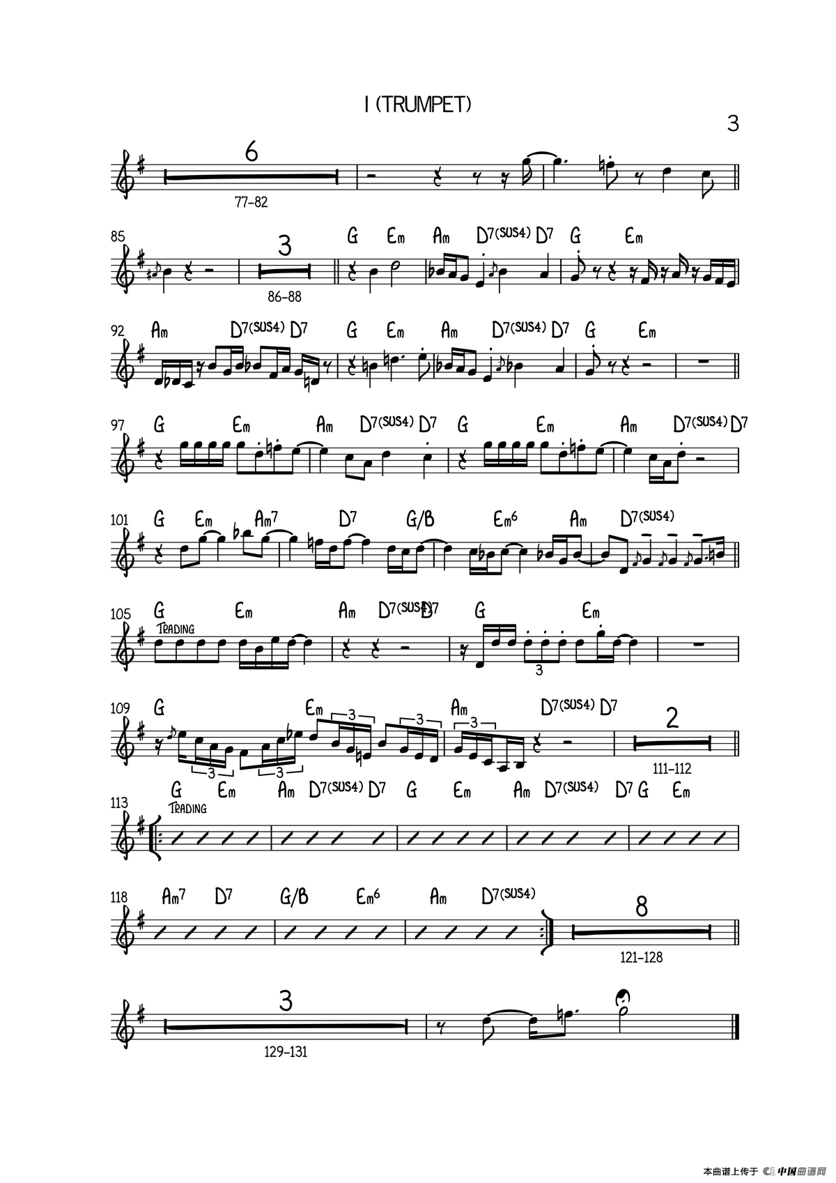 GrazinIn The Grass(I TRUMPET)(1)_原文件名:GrazinInTheGrassRickBraunSesssionVolume1Trumpet3.png