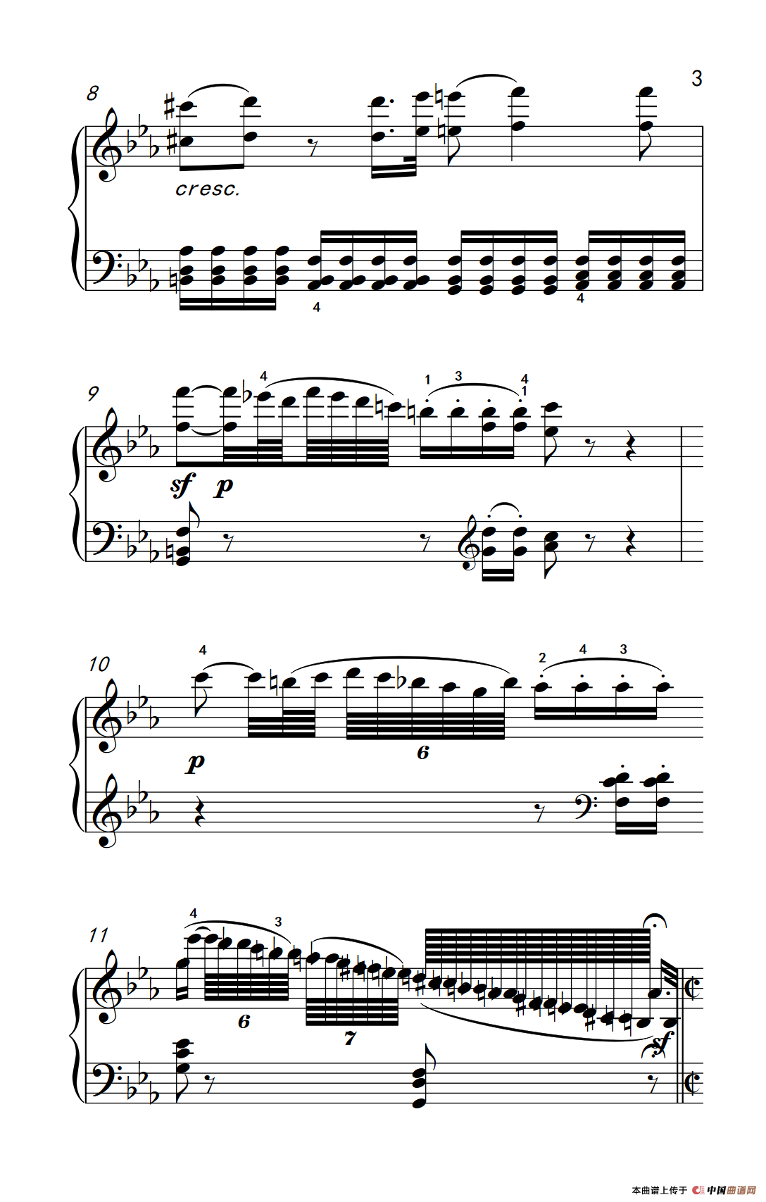 第八钢琴奏鸣曲(悲怆) 极慢的慢板序奏转辉煌的快板(1)_原文件名:189_1_3.png