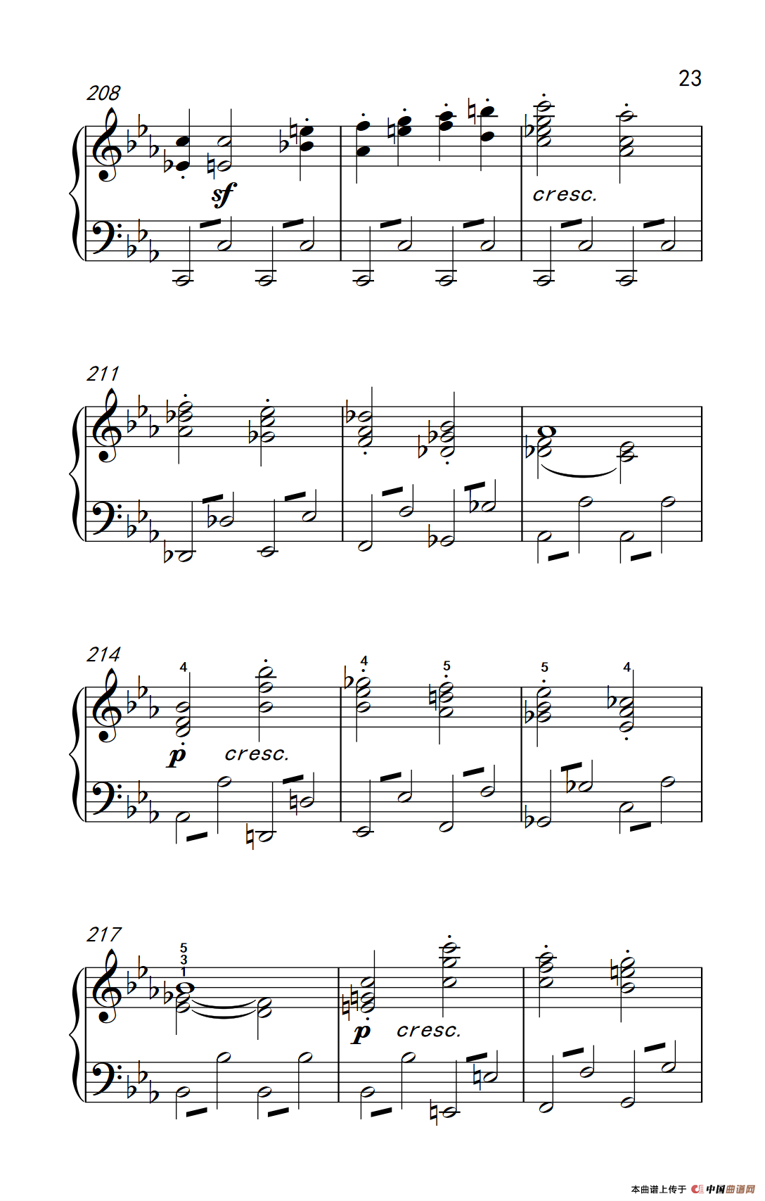 第八钢琴奏鸣曲(悲怆) 极慢的慢板序奏转辉煌的快板(1)_原文件名:189_1_23.png