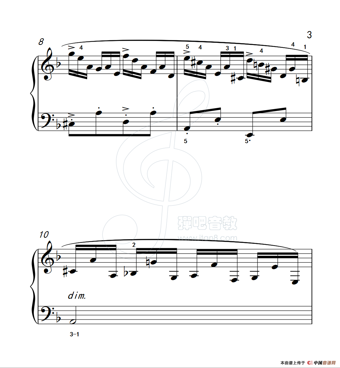 练习曲 18（克拉莫钢琴练习曲60首）