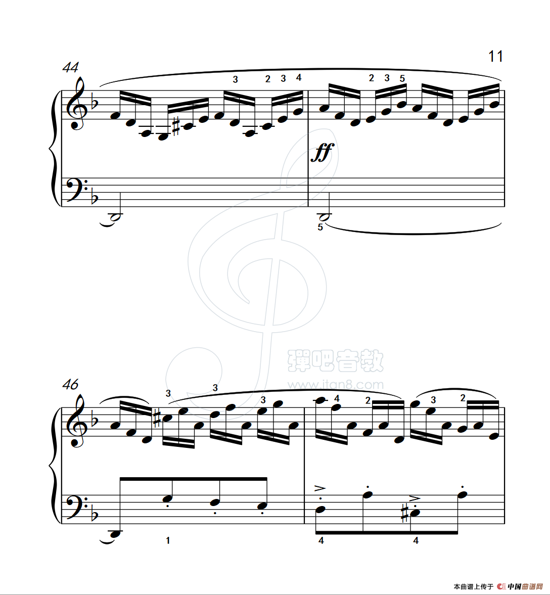 练习曲 18（克拉莫钢琴练习曲60首）